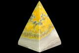 Polished Bumblebee Jasper Pyramid - Indonesia #115001-1
